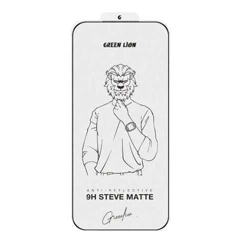 Green Lion 9H Steve Matte Screen Protector for iPhone 17 Pro & Pro Max