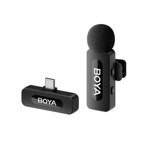 BOYA BY-V10 USB-C Wireless Lavalier Microphone