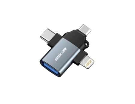 Green Lion 3 in 1 OTG (Lightning / Micro / Type-C)